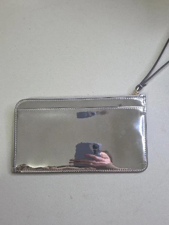 kate spade Silver Metallic Wristlet Clutch - Picture 6 of 6